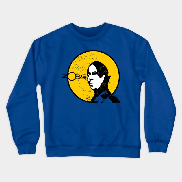 ZORG INDUSTRIES Crewneck Sweatshirt by KARMADESIGNER T-SHIRT SHOP